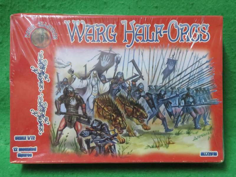 **Warg Half-Orcs**12 mounted figures**Scale 1/72**Box sealed**