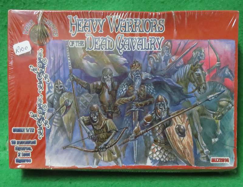 **Heavy Warriors of the Dead Cavalry**10 mounted figures & 2 foot figures**Scale 1/72**Box sealed**