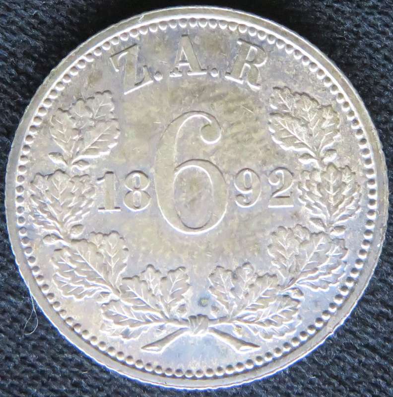 **Kruger Coin Set - 1892**With 3 x Double Shaft Coins**Beautiful set**Boxed**VHTF**No 3 Pence coin**