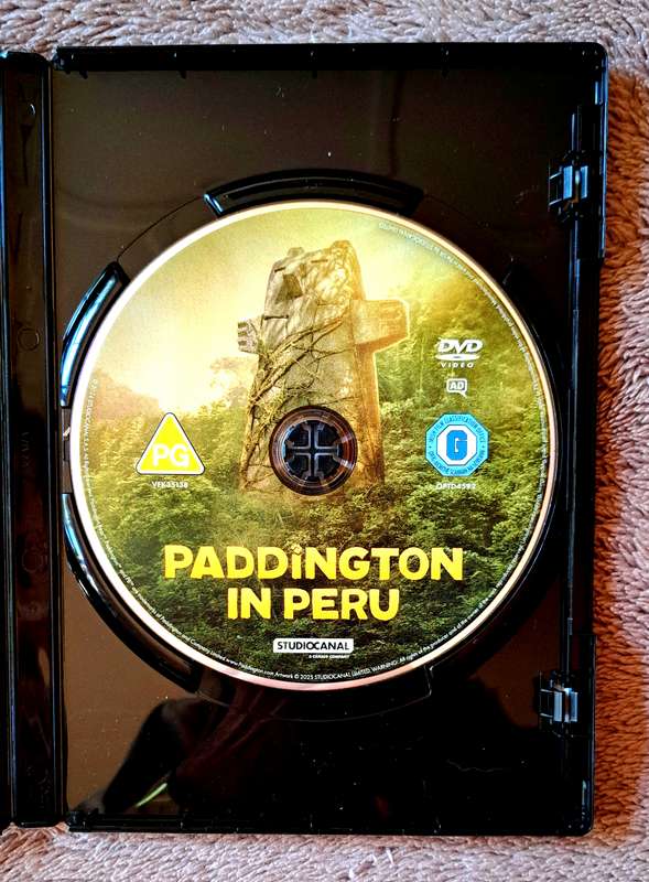 PADDINGTON in PERU dvd