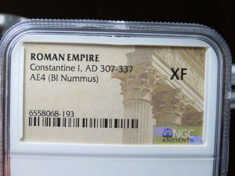 Constantine I The Great, 307 - 337 AD, NGC XF, Ancient Rome, Roman Coin