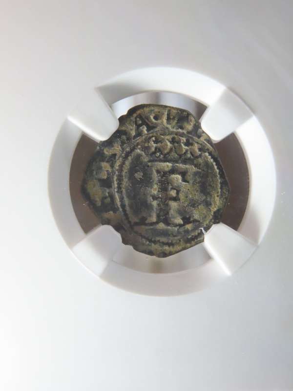 Spanish Shipwreck Blanca, 1469 to 1504, Ferdinand II Isabella I, NGC VF