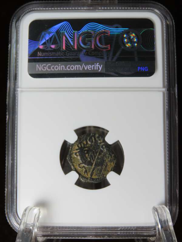 Coins of the Bible - Nabataea, 70 to 106 AD, Rabbel II & Gamilat, NGC F