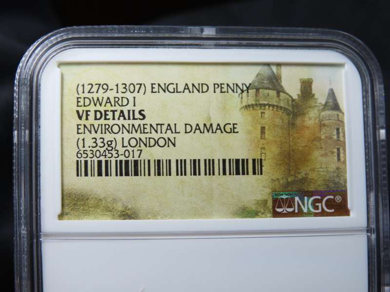 1279 - 1307 England, Edward I Silver Penny, NGC VF, London hammered Coin
