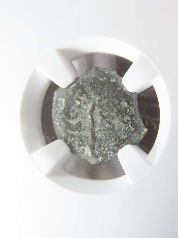 Coins of the Bible - Pontius Pilate Ancient Judaea Prutah Coin, 30 - 36 AD, NGC , Under Tiberius
