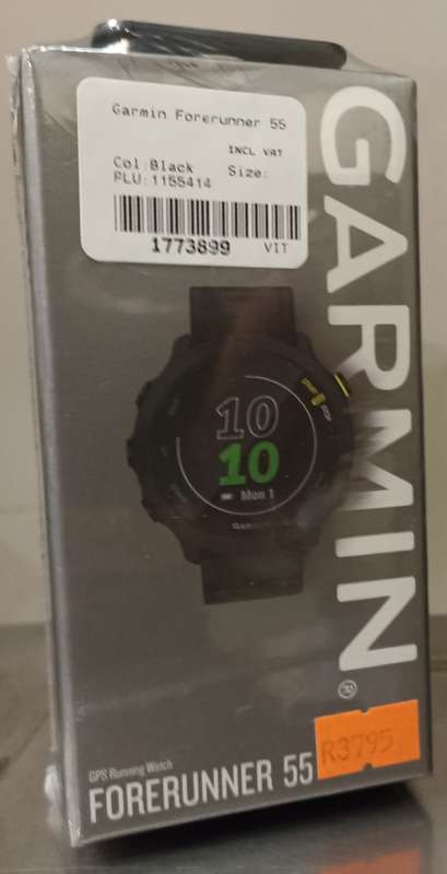 Garmin Forerunner 55 Multisport GPS Running Watch BLACK - NEW (Sealed Full + Warranty)
