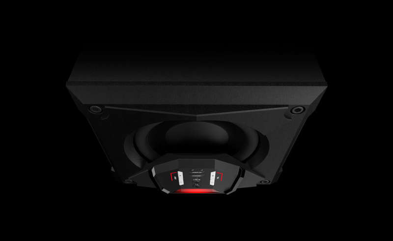 Genius GX SW-G5.1 3500 PC Gaming Speaker Set (5.1 Channels)(80W)(Black and Red)