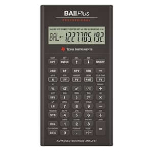 Texas Instruments BA ii Plus Financial Calculator