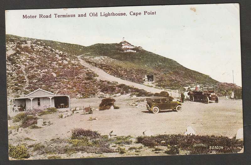 vintage postcard cape point 1930s
