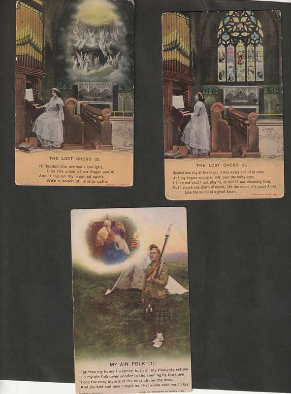 vintage postcards 3 Bamford postcards