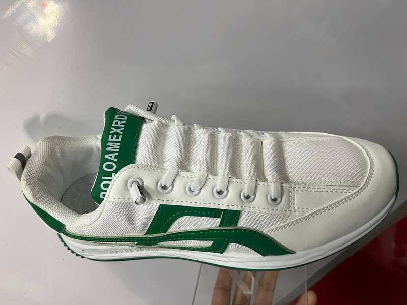 Mens Sneaker White Green