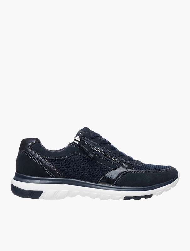 Navy Lace-up Sneakers