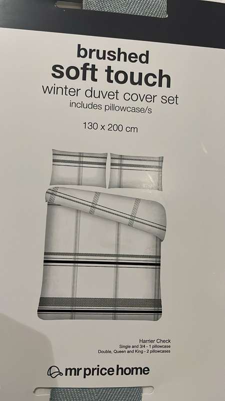 Mr Price Home Soft Touch Duvet Cover Single