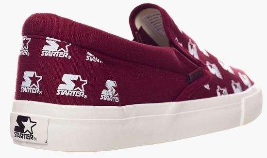 Starter Unisex Maroon Starter Slip On Sneakers