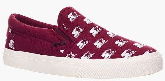 Starter Unisex Maroon Starter Slip On Sneakers