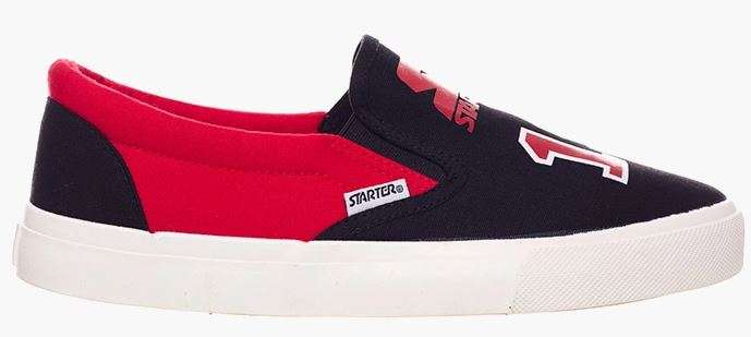 Starter Unisex Black And Red Starter Slip On Sneakers