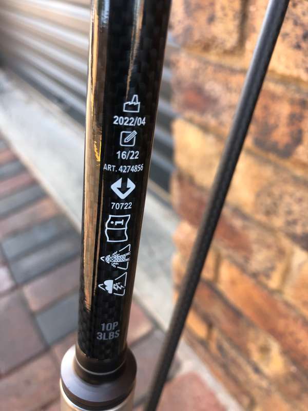 10 foot Carbon blank 40T  Rod Capelan imported New extrem 900