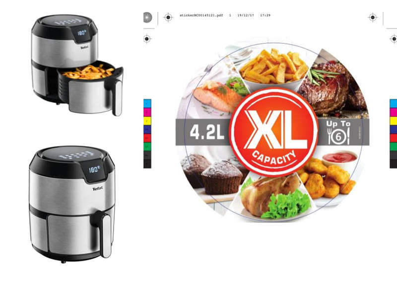 Tefal Easy Fry 4.2L Deluxe Digital Air Fryer 1.2kg Silver