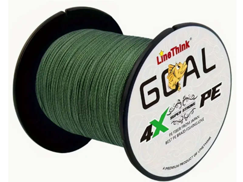 Fishing braid 4 strand Army green 15lb 500m 0,14mm