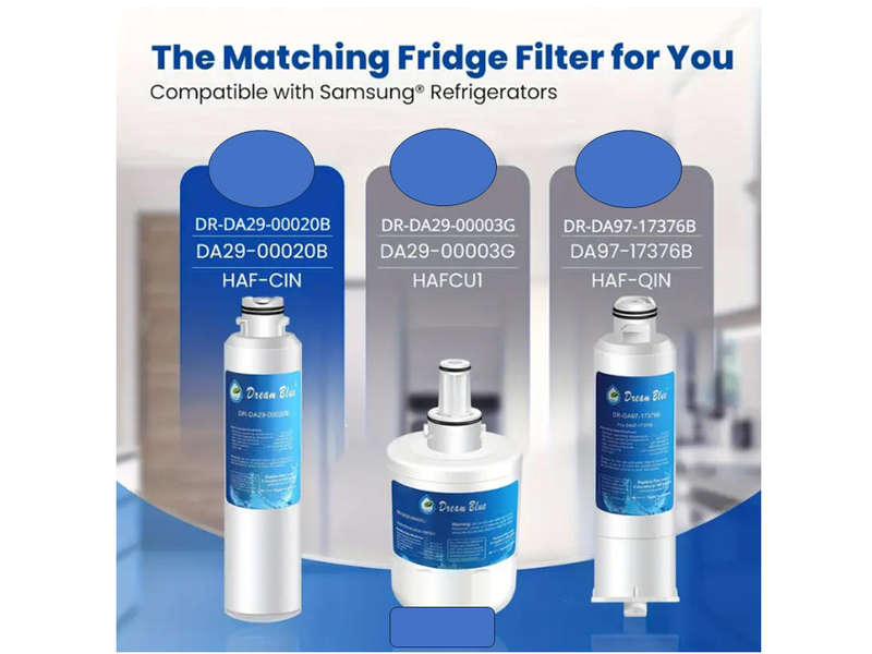 Internal Fridge Filter for Samsung -DA29-00003 Dream Blue