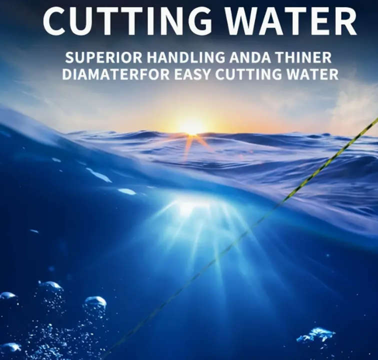 8 Strand spotted fishing line braid 10lb Dia 0,14mm quick sinking