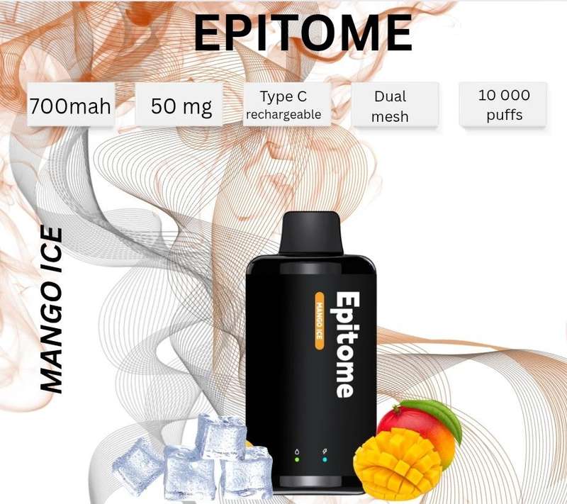 Punkapes Epitome 10,000 Puff Dual Mesh Mango Ice 50 MG