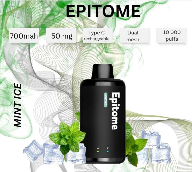 Punkapes Epitome 10,000 Puff Dual Mesh Mint Ice 50MG