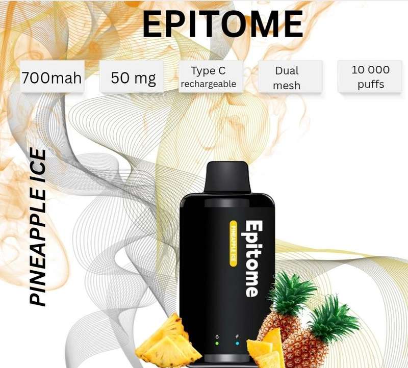 Punkapes Epitome 10,000 Puff Dual Mesh Pineapple Ice 50 MG