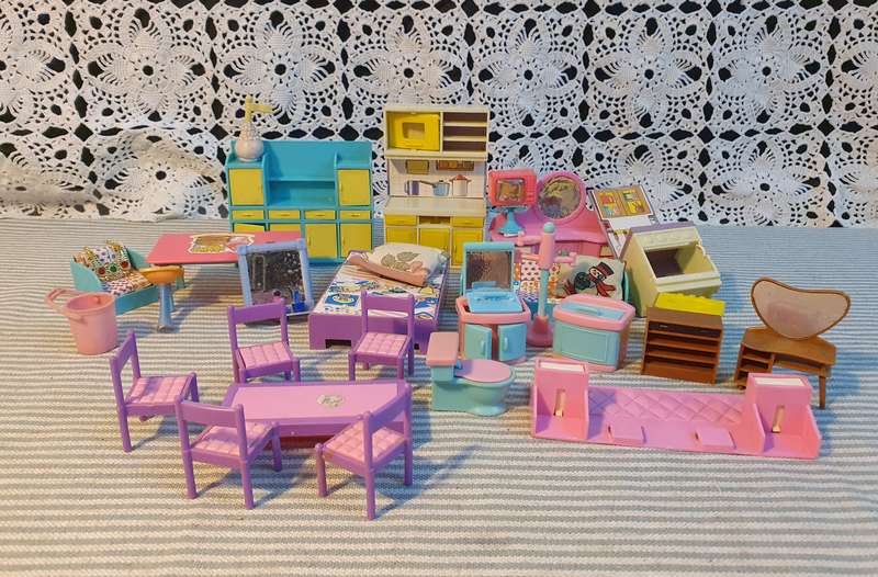 Vintage Barbie Doll House Toy Accessories