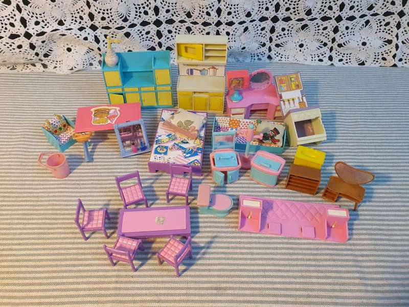 Vintage Barbie Doll House Toy Accessories
