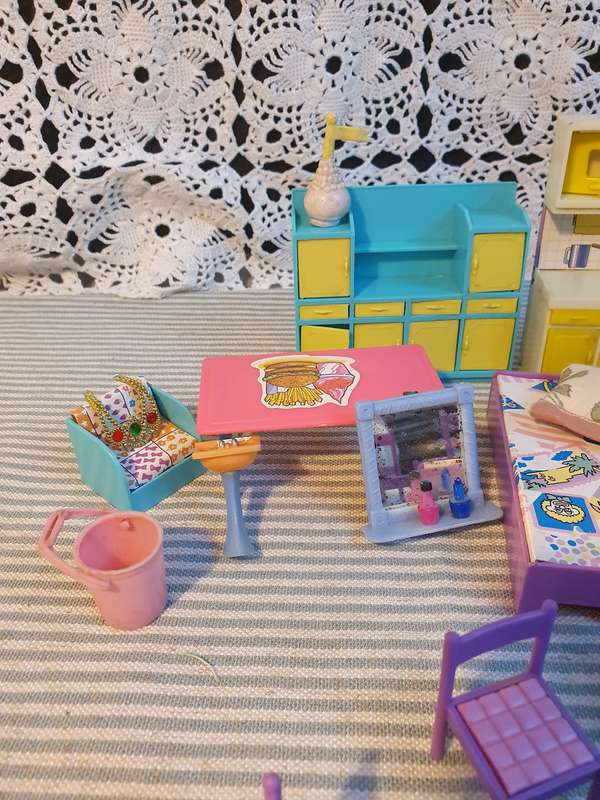 Vintage Barbie Doll House Toy Accessories