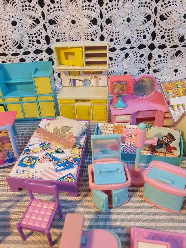 Vintage Barbie Doll House Toy Accessories