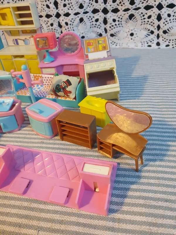 Vintage Barbie Doll House Toy Accessories