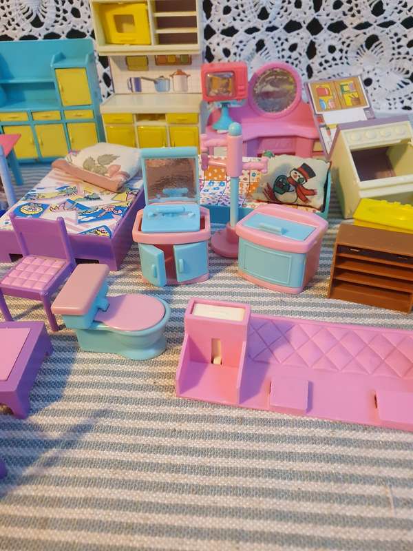 Vintage Barbie Doll House Toy Accessories