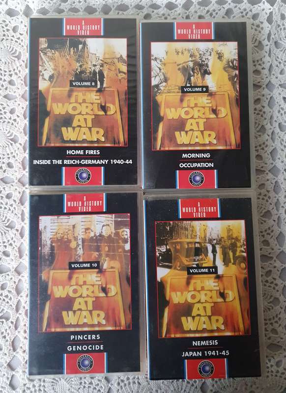 THE WORLD AT WAR VHS Tapes Complete 11x Set