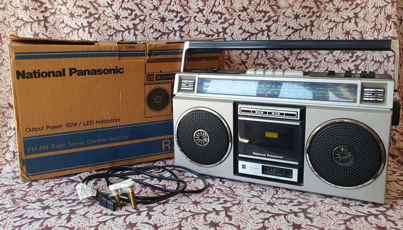 Vintage National Panasonic RX-5020 Model Radio Stereo Cassette Recorder ( Working ) In Box