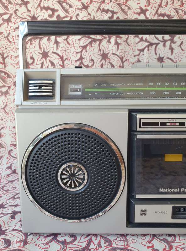 Vintage National Panasonic RX-5020 Model Radio Stereo Cassette Recorder ( Working ) In Box