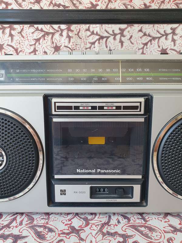 Vintage National Panasonic RX-5020 Model Radio Stereo Cassette Recorder ( Working ) In Box
