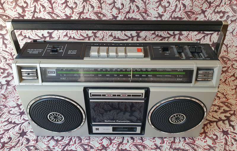 Vintage National Panasonic RX-5020 Model Radio Stereo Cassette Recorder ( Working ) In Box