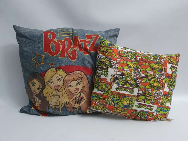 Bratz & Ninja Turtle Pillows
