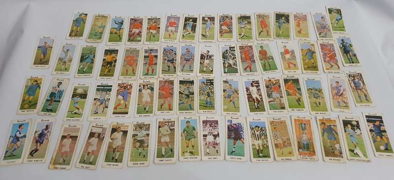 Vintage Famous Soccor Player Collectible Cards 63x