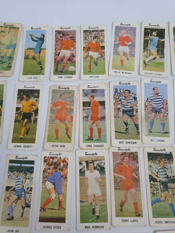 Vintage Famous Soccor Player Collectible Cards 63x