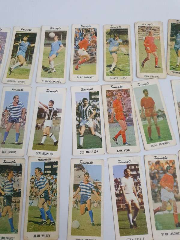 Vintage Famous Soccor Player Collectible Cards 63x