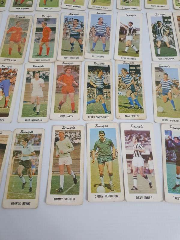 Vintage Famous Soccor Player Collectible Cards 63x