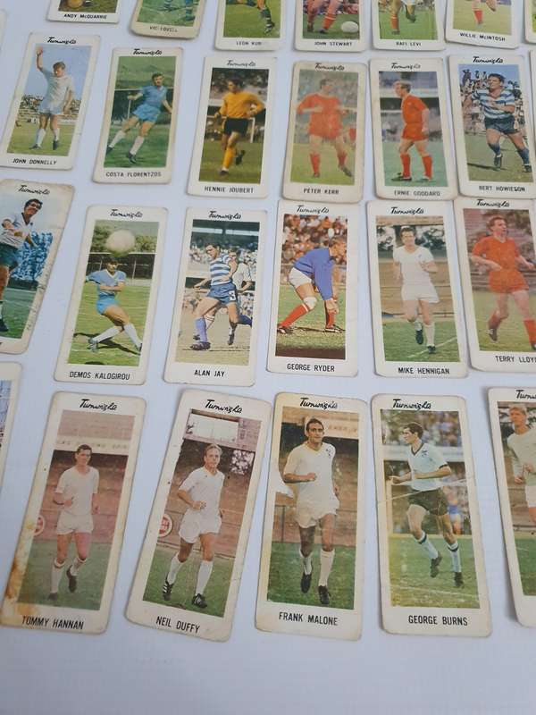 Vintage Famous Soccor Player Collectible Cards 63x