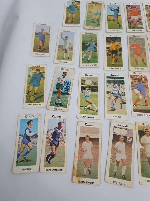 Vintage Famous Soccor Player Collectible Cards 63x
