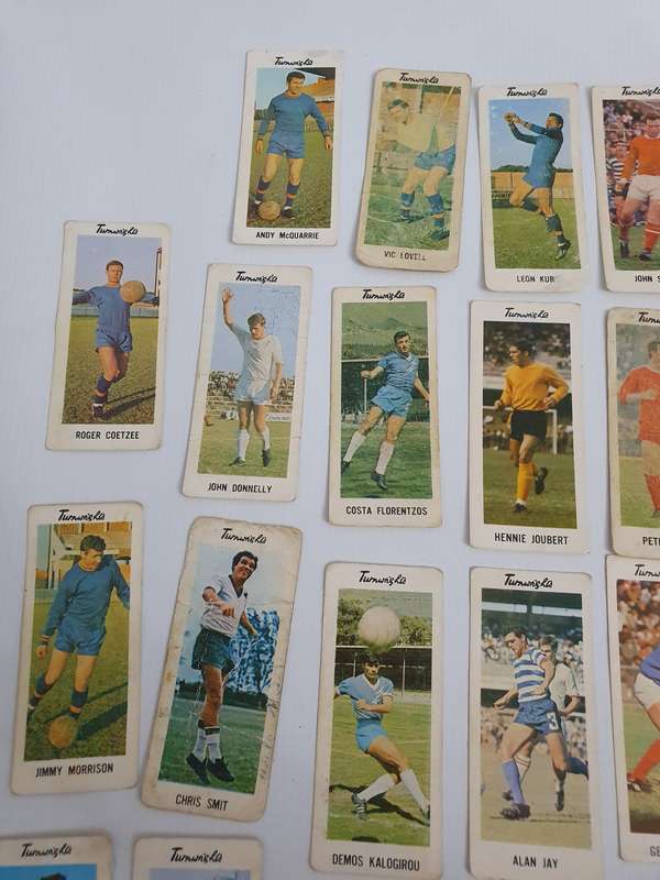 Vintage Famous Soccor Player Collectible Cards 63x