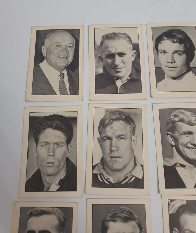 Vintage Melrose Cheese Famous Rugby Player Springbok Cards 13x