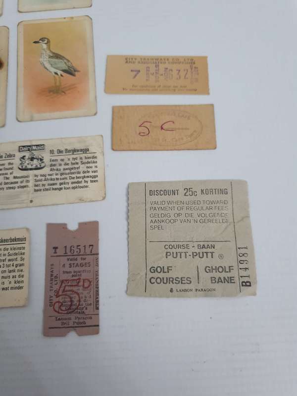Vintage Animal Cards, Car Cards, Coupon & Tickets