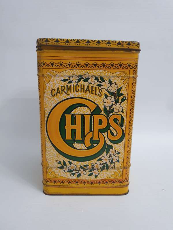 Car Michael's Chips, Colmans English Mustard, Five Roses Tea & Nugget Tins